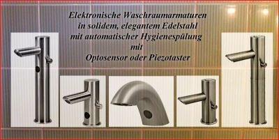 Elektronische ES-Standarmaturen für den Waschtisch Elektronische ES-Standarmaturen für den Waschtisch