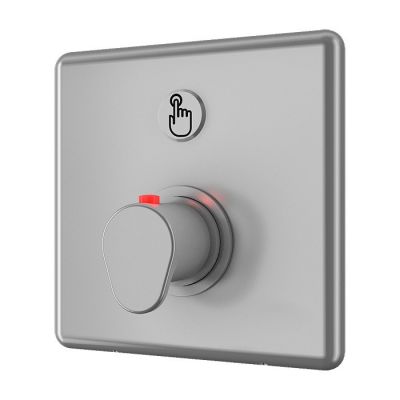 Nias P Du TH Piezotaster-Duschsteuerung mit Thermostat