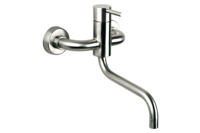 LOex Man-Inox W99AP71 Edelstahl AP-Wandmischbatterie