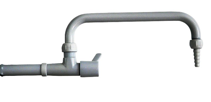 Edelstahl-Wandschwenkventil, für WEK-WDC-Wasser, pulverbeschichtet
